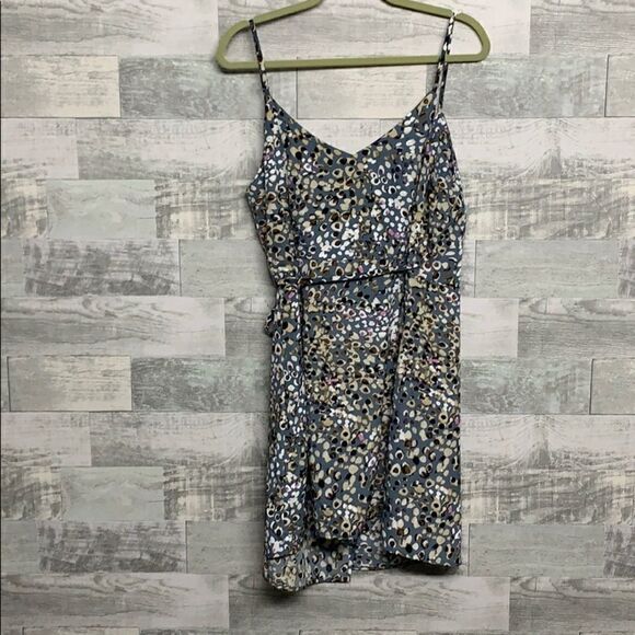 Sanctuary Wrap It Up Mini Dress, Size L - Picture 4 of 4